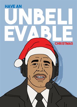 Unbelievable Jeff, Pedges Houseboat have created this genius Chris Kamara Christmas card for your entertainment!