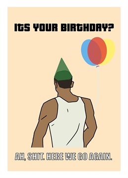 Didn't they have a birthday last year? These cards add up you know. A card designed by Pedges Houseboat.
