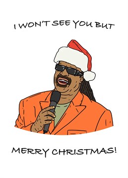 We're sure even Stevie Wonder would laugh at this Christmas card... If he could see it. Spread seasons greetings to an absent friend with this Pedges Houseboat design.