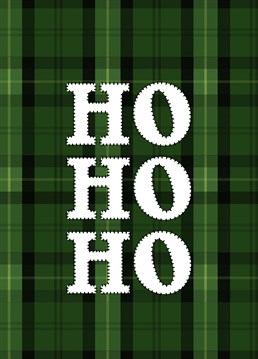 Ho Ho Ho, Merry Christmas. Designed by Pearl Ivy