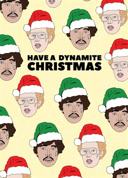 Send your loved ones a dynamite card this Christmas. Designed by Pearl Ivy