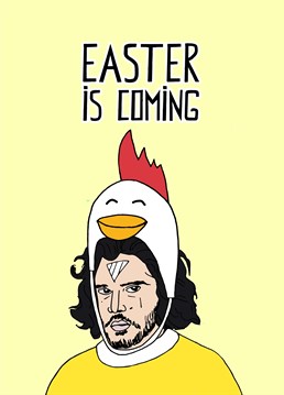 If Jon Snow was a bit strapped for cash and worked at Al's Toy Barn in Toy Story for some extra money. Turns out the Night's Watch don't pay very well. Easter design by Pearl Ivy.