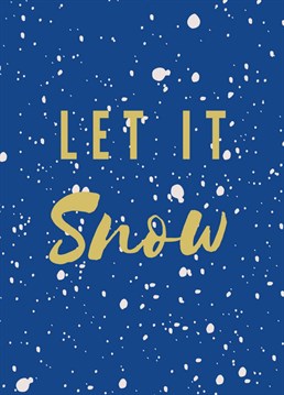 Send this snowy Christmas card to your loved one this year.  Designed by Proper job studio.