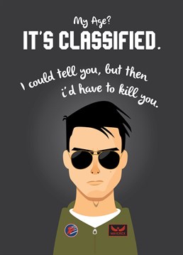 Send this Topgun inspired Birthday card to a Maverick you know.