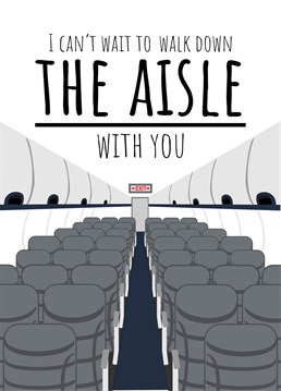 The perfect Engagement card for anyone missing travel, or someone excited about a marriage!