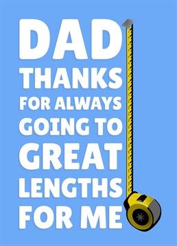 Get your Dad this Punny appreciation Birthday card for any occasion!