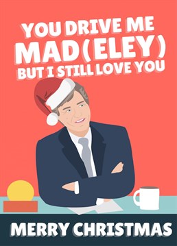 Get your morning TV obsessed loved one this funny christmas card!