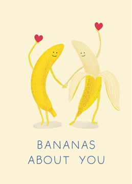 Tell your loved one that they're Top Banana this Valentine's Day with this cute and somewhat fruity card!