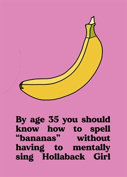 The perfect card for your 35 year old friend
