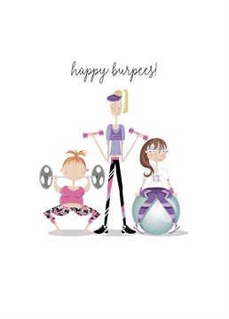 Send a gym crazy friend this silly card and make her smile! Designed by Pink Pig