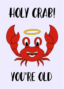 Send your loved one Birthday wishes with this crabby card.    Designed by pink + pip.