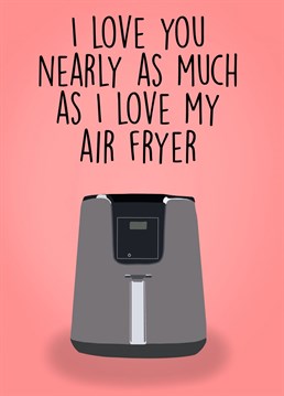 I love you nearly as much as I love my air fryer.