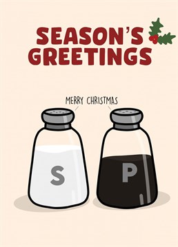 Send your season's greetings with this Christmas card by Pink and Pip.