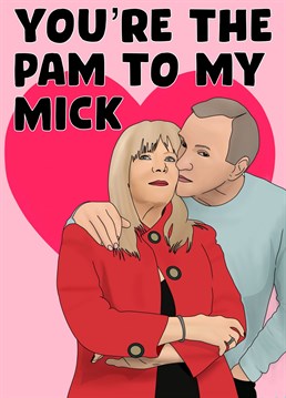 Let your loved one know that they're your Pam!    Designed by pink + pip.