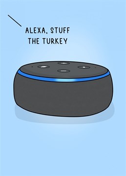 Alexa Card. Send your friend this Funny Christmas card by Pink And Pip