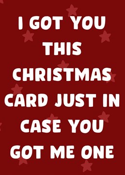 In Case Card. Send your friend this Funny Christmas card by Pink And Pip