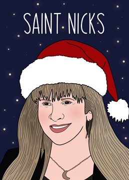 Saint Nicks Card. Send your friend this Funny Christmas card by Pink And Pip