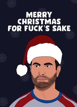 For Fuck's Sake Card. Send your friend this Funny Christmas card by Pink And Pip