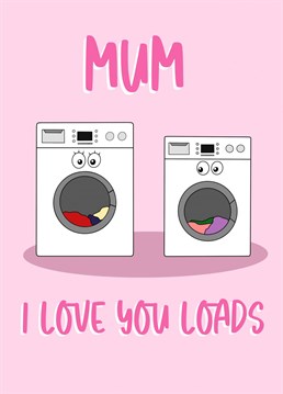 Wish your loved one a happy Mother's Day with this Funny card by Pink And Pip.