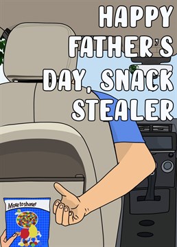 Wish your favourite snack stealer a Happy Father's Day!