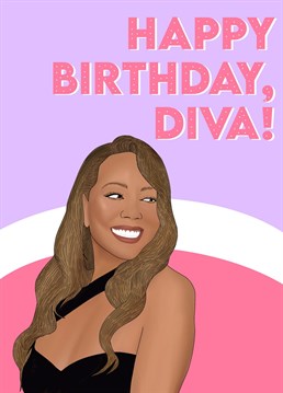 Wish your loved one a Happy Birthday with this Mariah Carey themed card!    Designed by pink + pip!