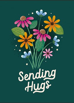 'Sending Hugs' - Thinking of You / Sympathy Card