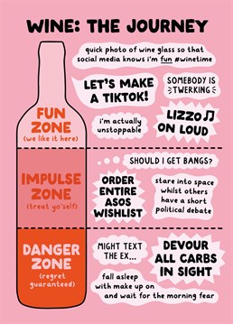 Relatable? Send your wine-loving friend this funny birthday card from Pickled Post.