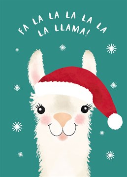 A pun-tastic Llama Christmas Card from Pickled Post