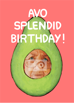 Ever wanted to see your friends face in an avocado? Then this Scribbler photo upload Birthday card is both absurd and perfect for you!