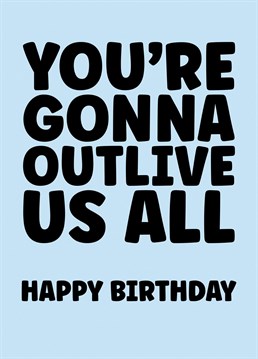 Put a smile on their wrinkly old face with this funny birthday card to help them celebrate their special day.