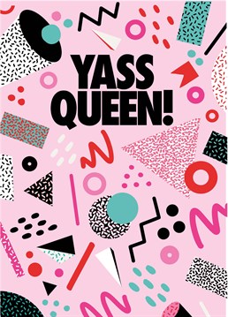 Any 80's queens in the house? Let's take it back now ya'll and celebrate with this fabulous, retro inspired Papagrazi design.