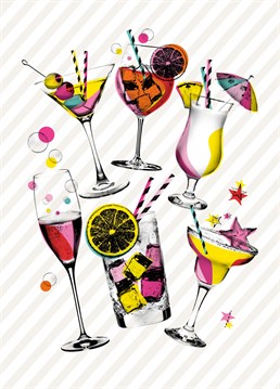 There's nothing better than a boozy celebration with the girls! Get the party started with this fab Papagrazi design.