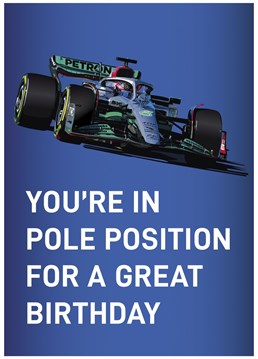 Send this card to your Formula 1 fan especially if they like George Russell