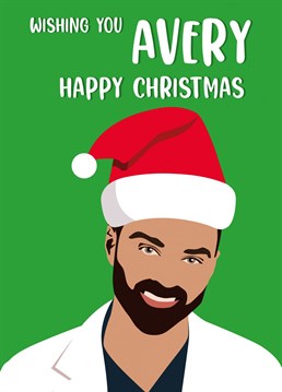 Send this Christmas card to your Greys Anatomy fan especially if they love Jackson AVERY!!