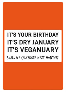 Send this Birthday card to your January birthday offering to celebrate next month!