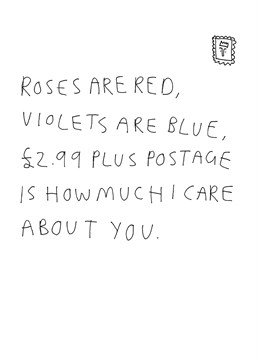 Send this ridiculously blunt Redback Anniversary card and let them know exactly what they mean to you.