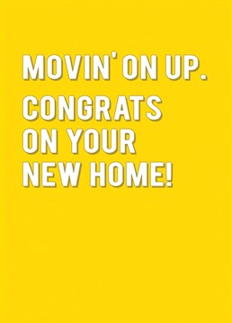 Congratulate your family and friends on their new home with this cool, colourful, and contemporary card from Redback.