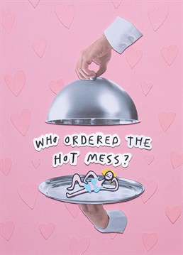 Serve up some appreciation for your partner with this dishy and hilarious anniversary or Valentine's card. Designed by Redback.