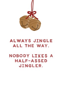 Send this funny Christmas card to friends and family to encourage some festive spirit. Designed by Redback.