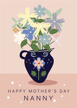 Send your Nanny this cute flowers Mother's Day card.