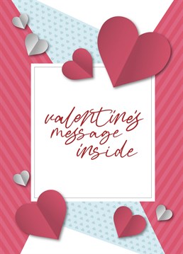 Send your loved one this cute Valentine's Day card and write a love note inside!