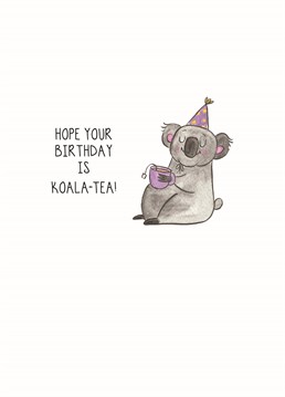 A cute and fuzzy card perfect for a young one's birthday. Or someone that loves Koala's. A card designed by Roh Noh.