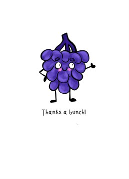 Send your appreciation and let them know they did a grape job with this cute Roh Noh design.