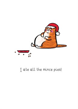 Can't. Stop. Eating. Send this cute Christmas card to someone who can totally relate! Designed by Roh Noh.