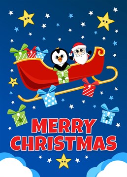 Send your loved one this fun and colourful Merry Christmas card
