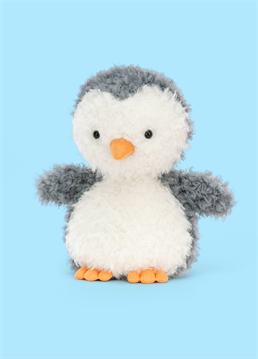 <ul>
    <li>Little hugs, big heart!</li>
    <li>Happy Feet, is that you? The Little Penguin by Jellycat is an adorable, pint-sized cutie and a great Christmas gift for little ones.</li>
    <li>With irresistibly soft and fluffy grey fur, a snowy belly, heart-shaped face, suedey orange beak and feet, and shiny black eyes, he'll melt your heart whether you just bring him out to play at Christmas, or keep him close by for cuddles all year round!</li>
    <li>Dimensions: 18cm high, 8cm wide</li>
</ul>