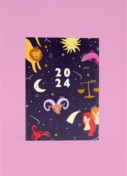 Set your year off to a good start with this 2024 Scribbler Astrology themed diary