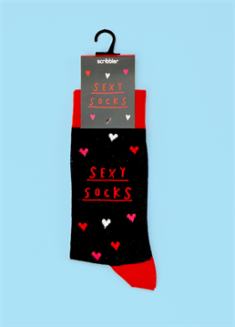 These Sexy Socks from Scribbler make the perfect gift for Valentine's Day (or any day, really). Designed with love for both him and her in the unisex size of 6-11.&nbsp; So don't wait, treat their feet to some love today!