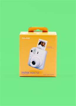 <p>Fill your world with joy<br />
<br />
The super bubbly INSTAX mini 12 is bursting with joy, creativity and colour. Not only is this instant camera in an eye-poppingly pleasing Lilac Purple colour &ndash; it&rsquo;s fully loaded with easy-to-use modes and controls.<br />
<br />
The perfectly positioned selfie mirror makes selfies a doddle. The automatic exposure and flash control removes the need to mess around with settings and once you&rsquo;ve snapped, your mini print will pop out in just five seconds.<br />
<br />
Did we mention Close-up mode? With a simple twist of the lens, the adjustable viewfinder neatly pairs up with the lens, so you get the shot you see.<br />
<br />
Ready to twist &amp; go?</p>
<p>&middot; Bubbly &lsquo;inflatable&rsquo; design<br />
&middot; Simply twist to turn on and off<br />
&middot; Perfectly positioned selfie mirror<br />
&middot; Close-up mode with adjustable viewfinder<br />
&middot; Automatic exposure and flash control<br />
&middot; Five second high-speed printing<br />
&middot; Super fun credit card-sized prints</p>
