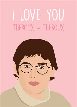 You're gonna get Theroux this and buy this Rumble Cards anniversary card. Let them know you'll love the Theroux thick and thin. OK, we'll stop.